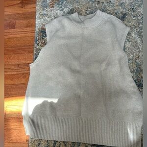 Free people sleeveless mock neck sweater